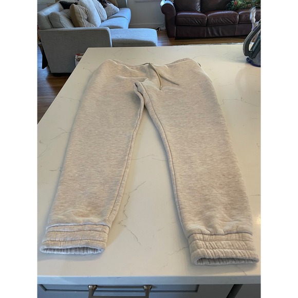 Northern Garms Pants - Northern Garms Women's Beige Sweatpants Joggers Elastic Waist Drawstring Size XL